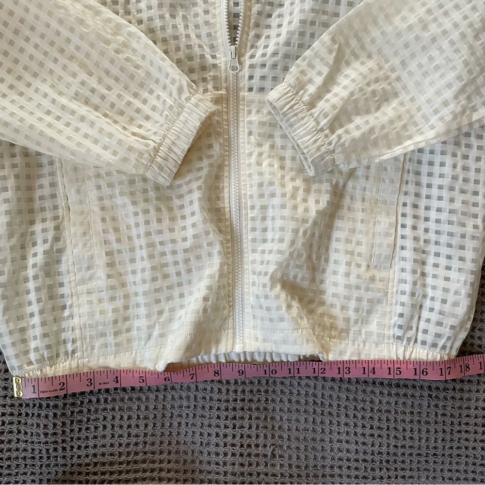 Fabletics Cleo Lightweight White Jacket - Picture 10 of 11